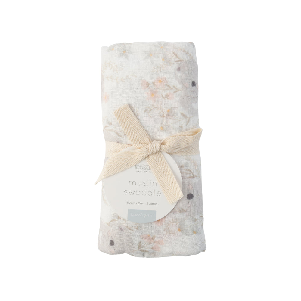 Sweet Pea series Muslin Swaddle - KOALA DREAM